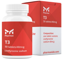 Liothyronine Natrium (T3 Cytomel) 50 tab, 40 mcg/tab